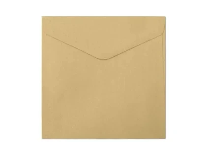 ozdobne obalky pearl 16 x 16 cm 150 g m2 perletove zlate 10 ks original 6,5 Kč