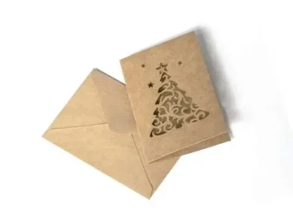 sada prani s obalkou kraft 5x obalka 7 x 10 cm 5x prani vanocni stromek 5 ks default 8,4 Kč